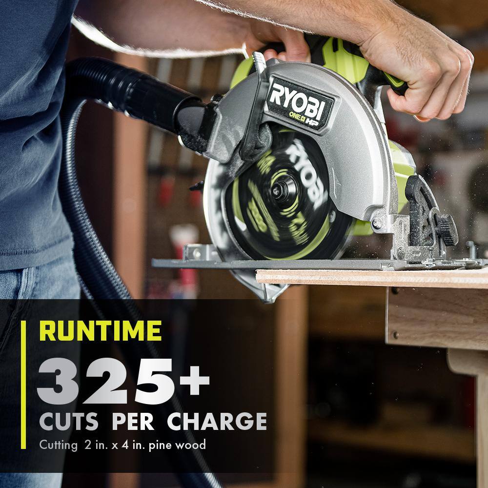RYOBI ONE+ HP 18V Brushless Cordless 7-1/4 in. Circular Saw (Tool Only)