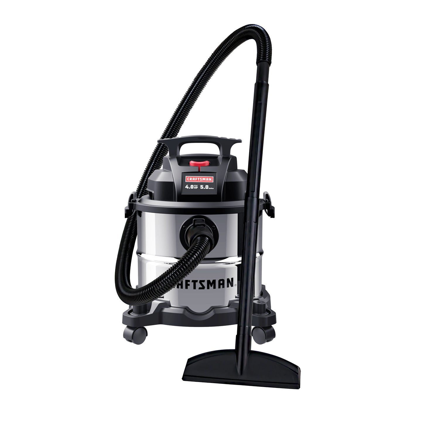 5-Gallon 4 HP Corded Wet/Dry Shop Vacuum with Accessories Included