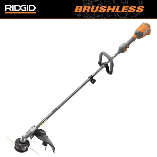 RIDGID  18V Brushless 14 in. Cordless Battery String Trimmer (Tool Only)