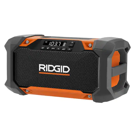 RIDGID  18V Hybrid Jobsite Radio with Bluetooth Technology (Tool Only)