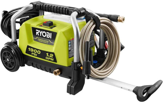 RYOBI  1900 PSI 1.2 GPM Cold Water Wheeled Corded Electric Pressure Washer
