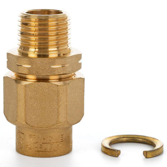 1/2 In. CSST X 1/2 In. MIPT Brass Male Adapter