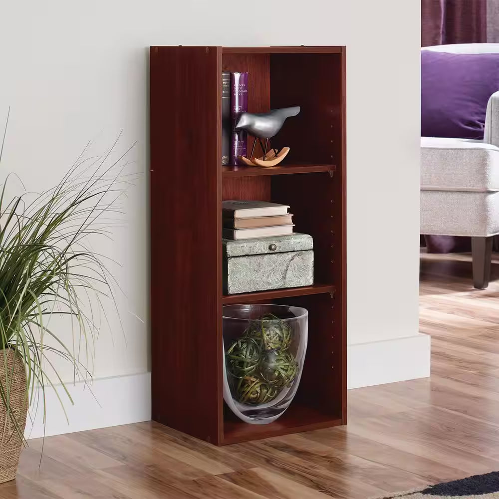 Stackable 31.5 In. H X 12.13 In. W X 11.63 In. D Laminate 3-Cube Storage Organizer
