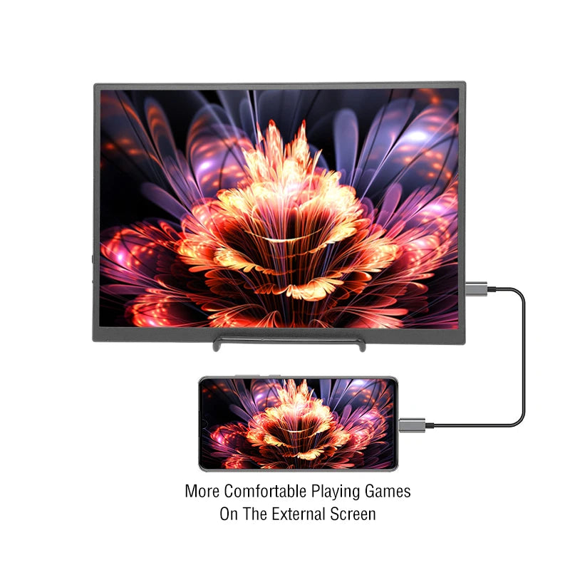 10.5-Inch Portable Monitor 1280P HDR 15:10 Low Blue Light for Xbox PS4 / 5 Switch Cell Phone PC Loptop Extension