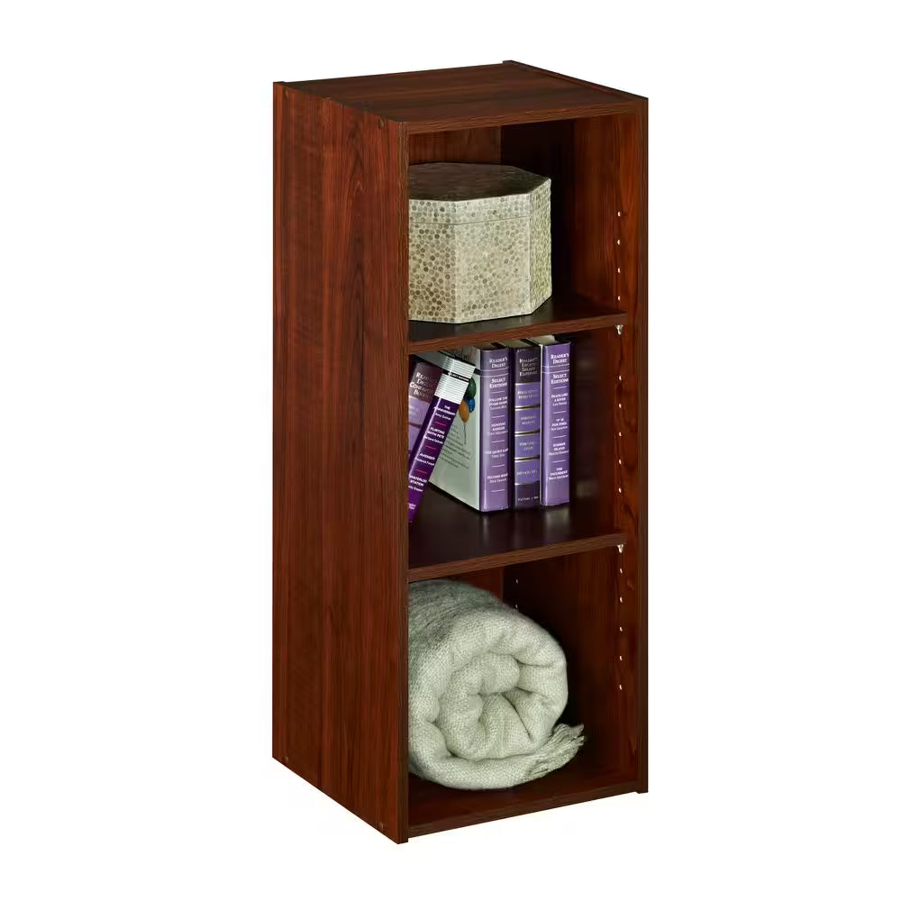 Stackable 31.5 In. H X 12.13 In. W X 11.63 In. D Laminate 3-Cube Storage Organizer
