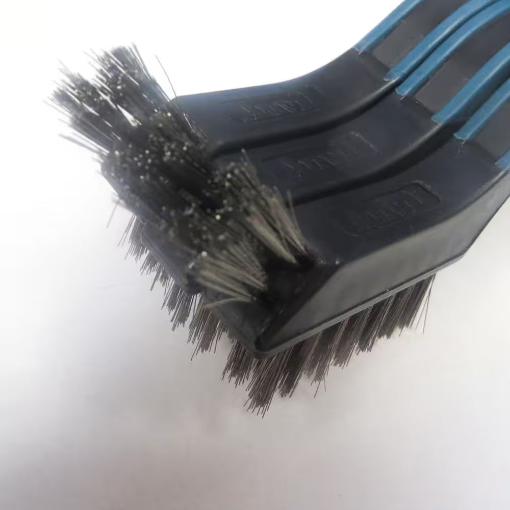 Mini Brush Set with Stainless Steel Bristles (3-Pack)