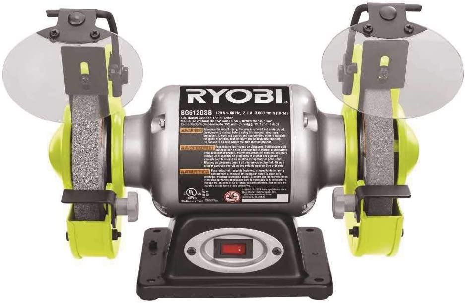 RYOBI 2.1 Amp 6 in. Grinder with LED Lights