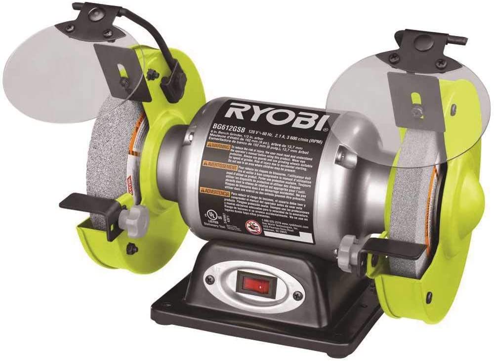 RYOBI 2.1 Amp 6 in. Grinder with LED Lights