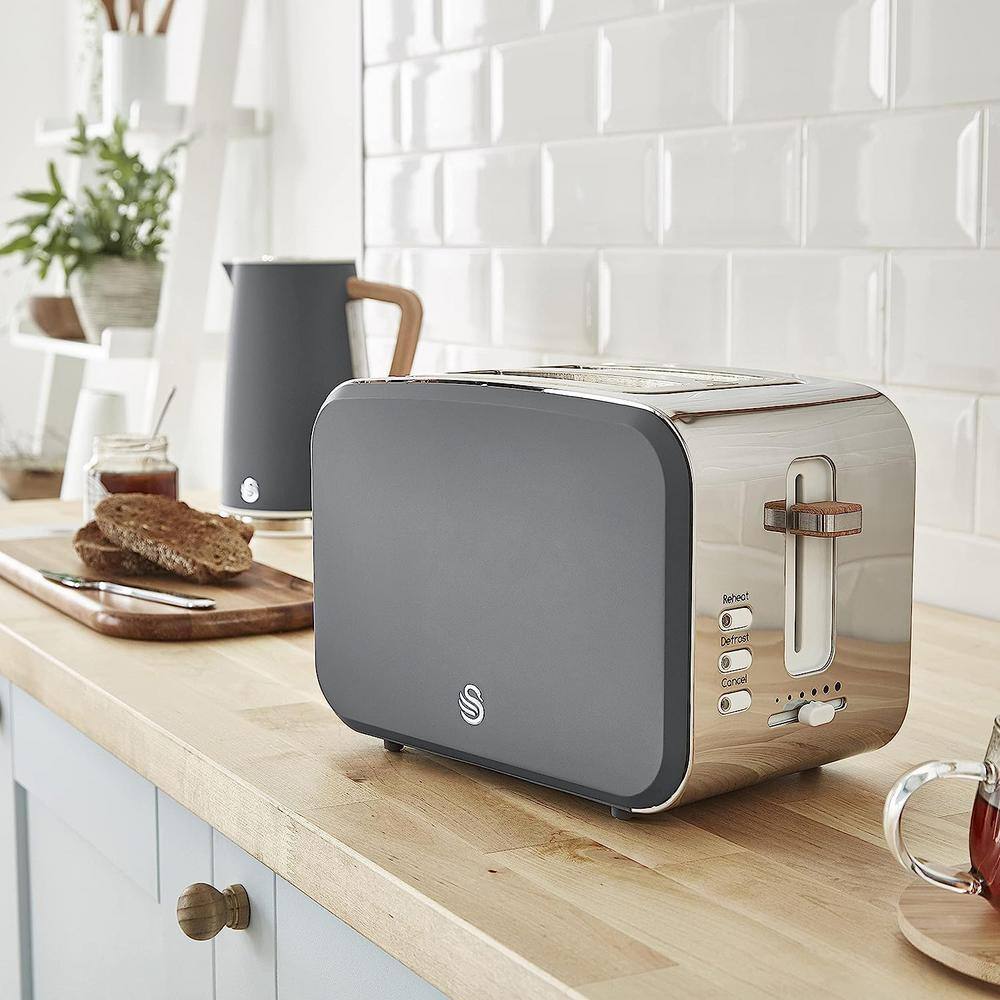 Nordic 2-Slice Toaster - Grey