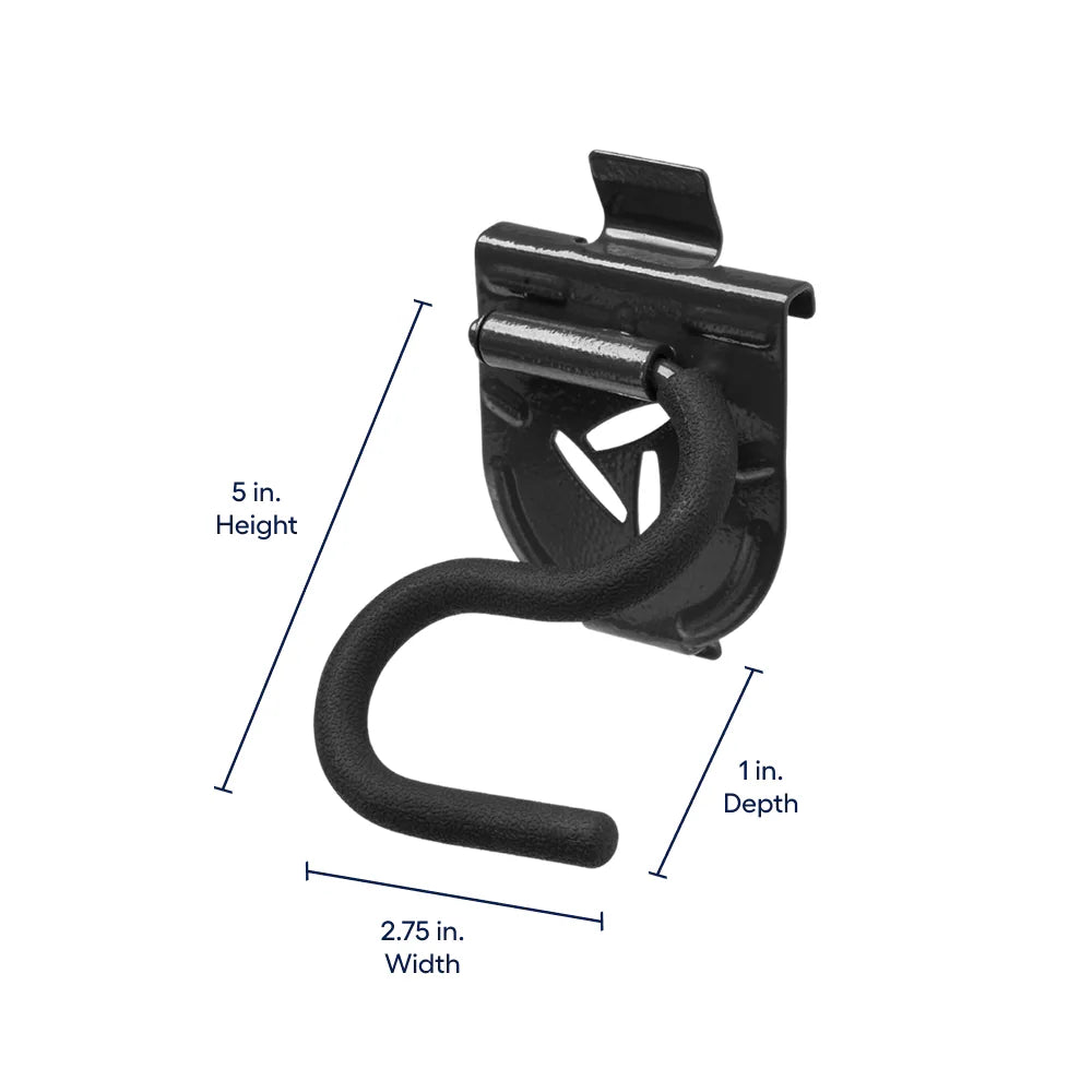 Multipurpose Hook 1-In Black Steel