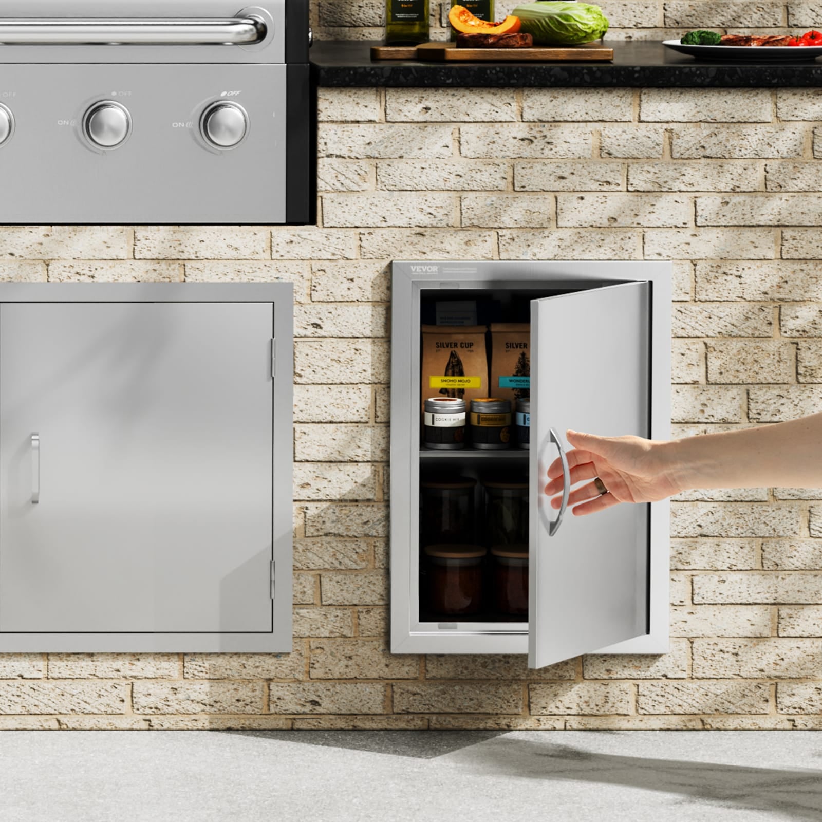 BBQ Access Door 18-In W X 24-In H Single Door