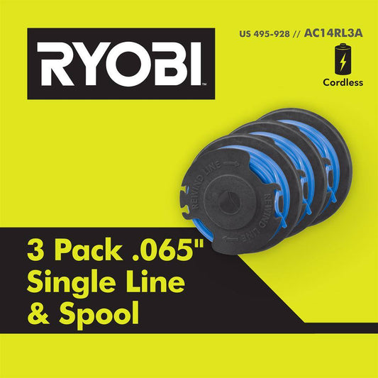 RYOBI ONE+ 0.065 Spool (3-Pack)