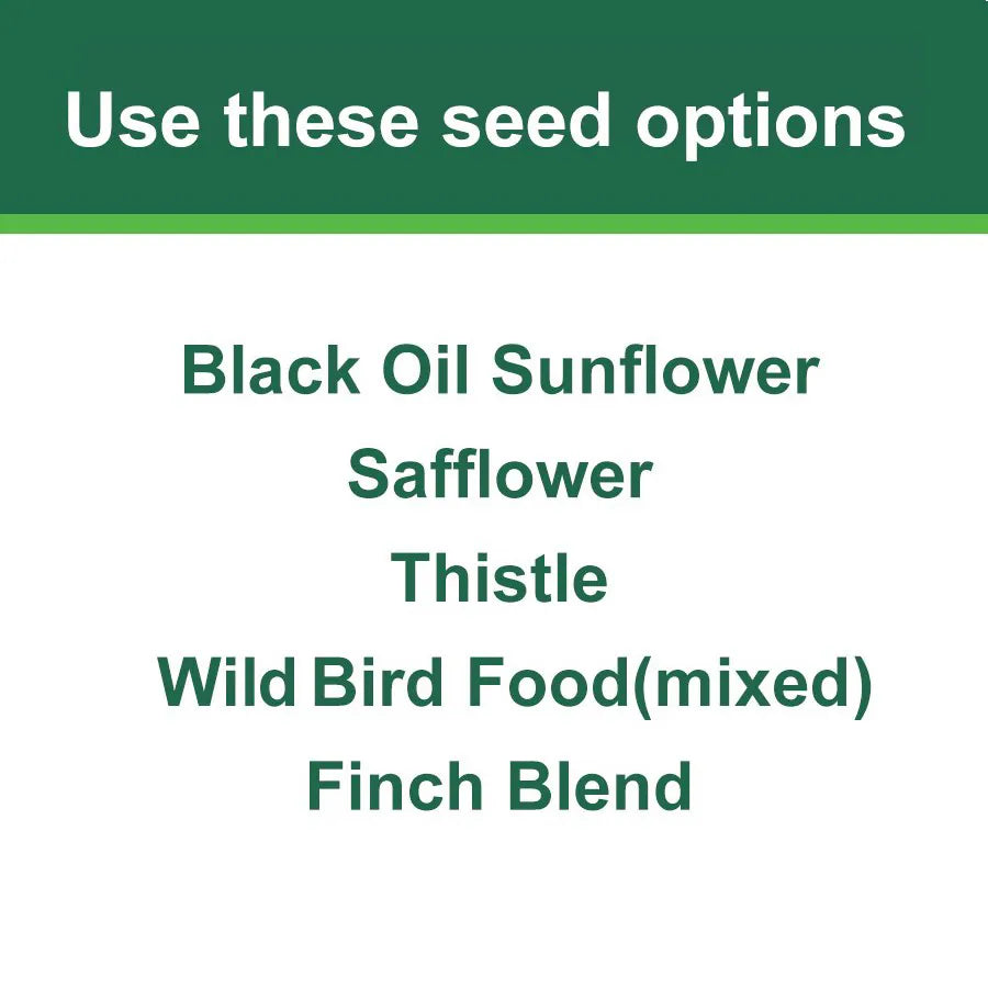 Plastic Hanging Tube Bird Feeder - 2.5-Lb