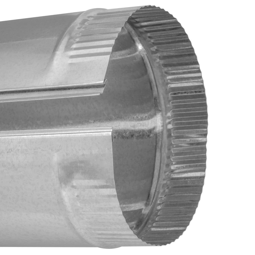 3-In X 24-In 30 Gauge Galvanized Steel round Duct Pipe