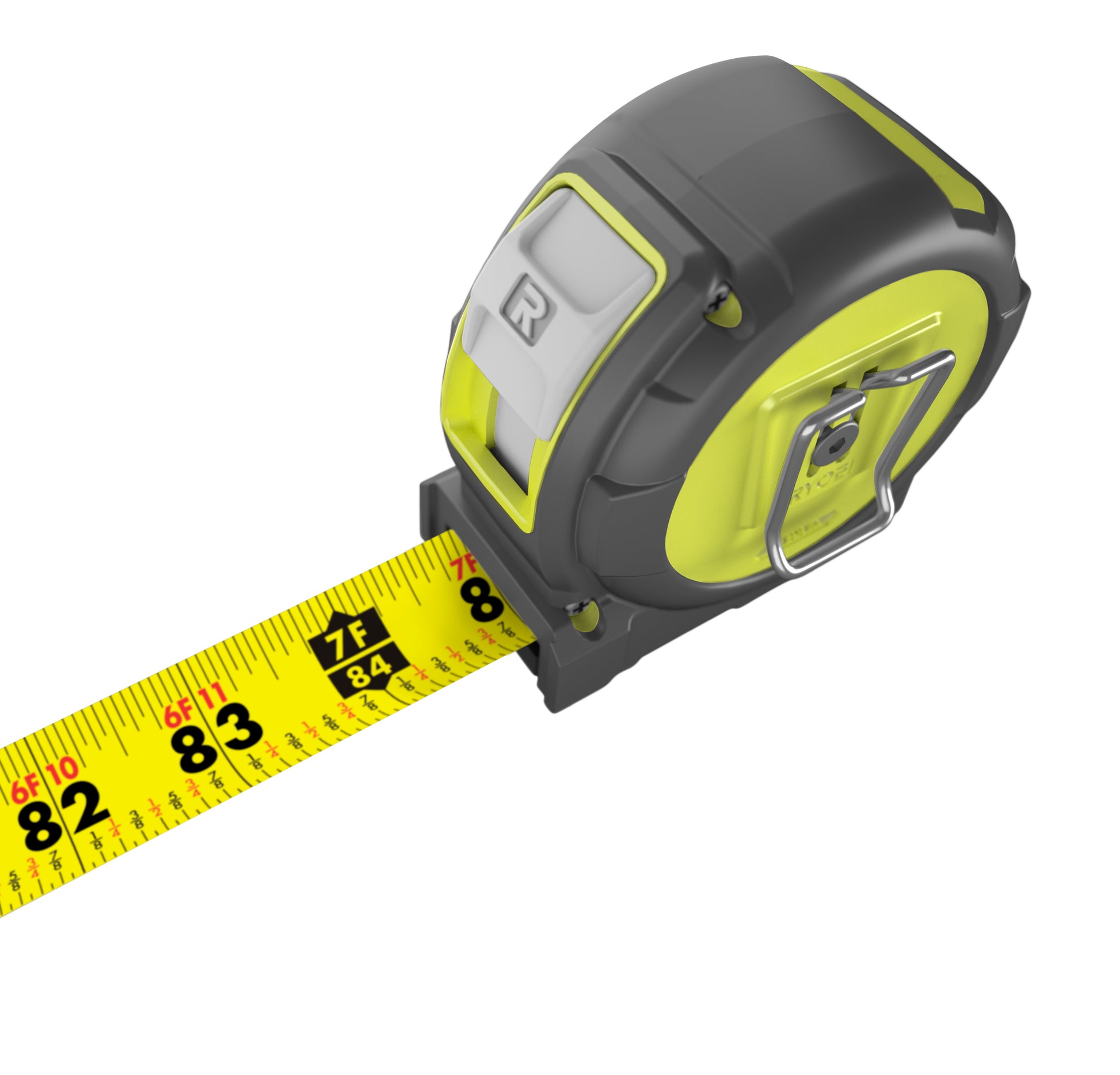 WEN 25 ft. Tape Measure with Automatic Brake and Dual-Release Triggers