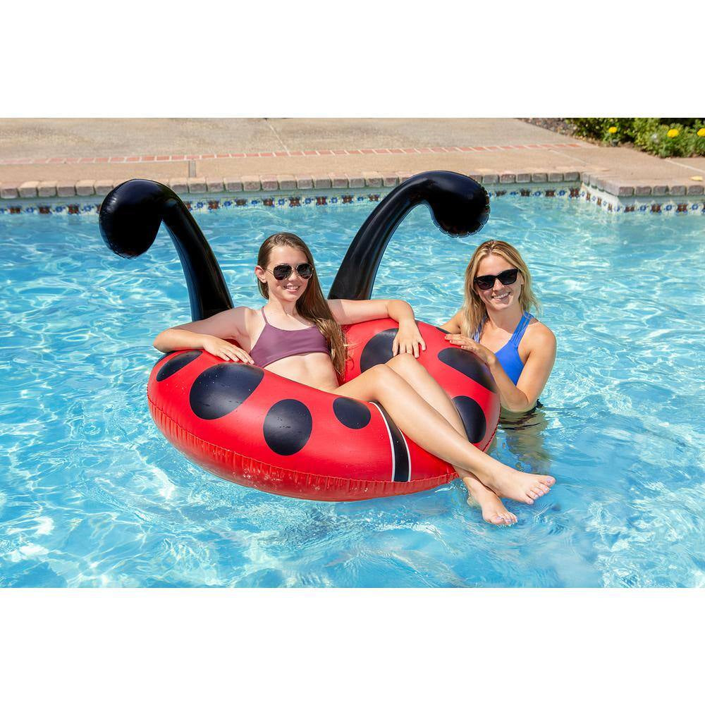 48 In. Lady Bug Party Float Swimming Pool Tube