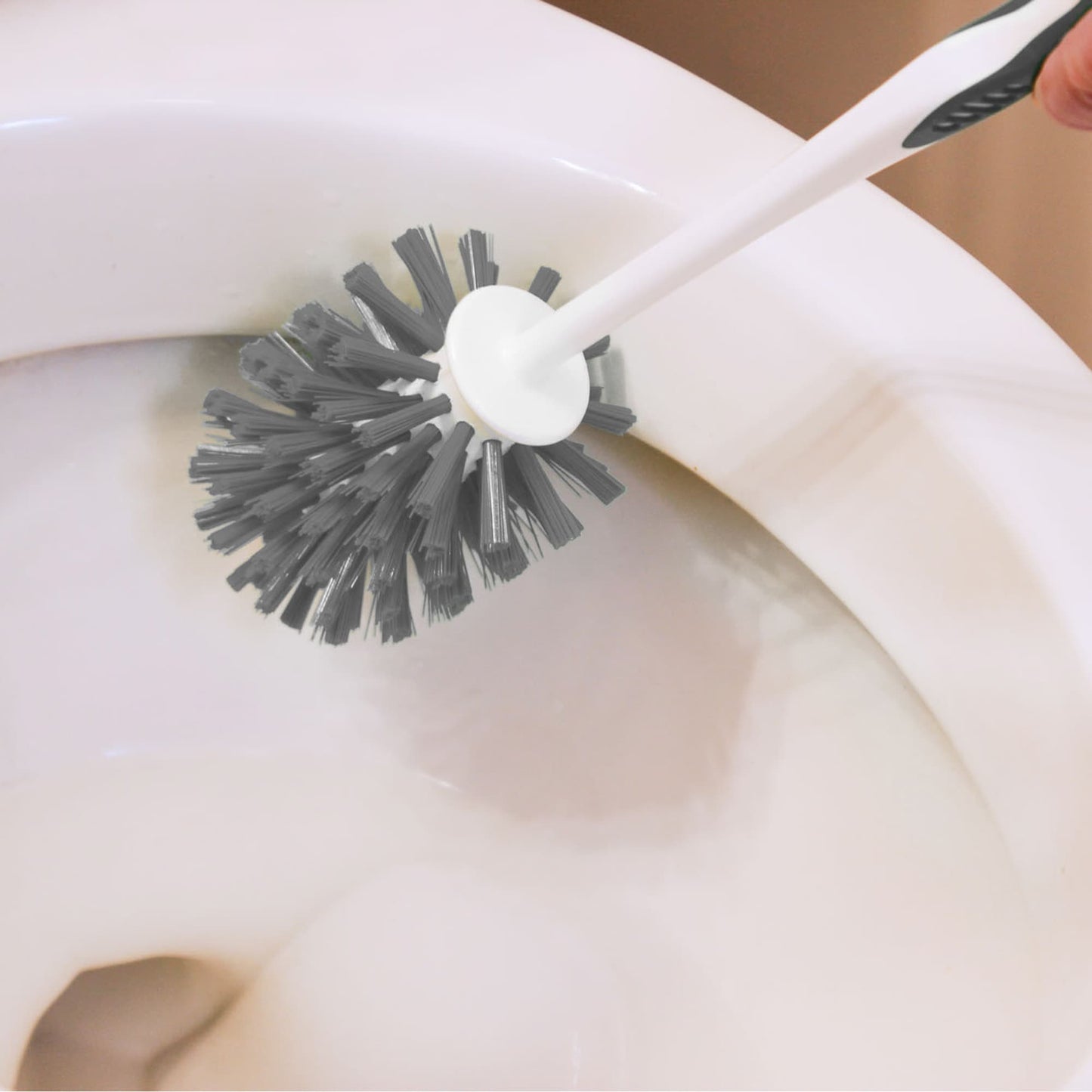 Poly Fiber Toilet Brush with Brush Holder