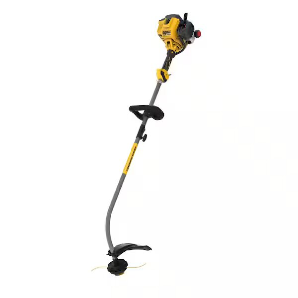DEWALT  27 cc 2-Stroke Gas Curved Shaft String Trimmer with Attachment Capability