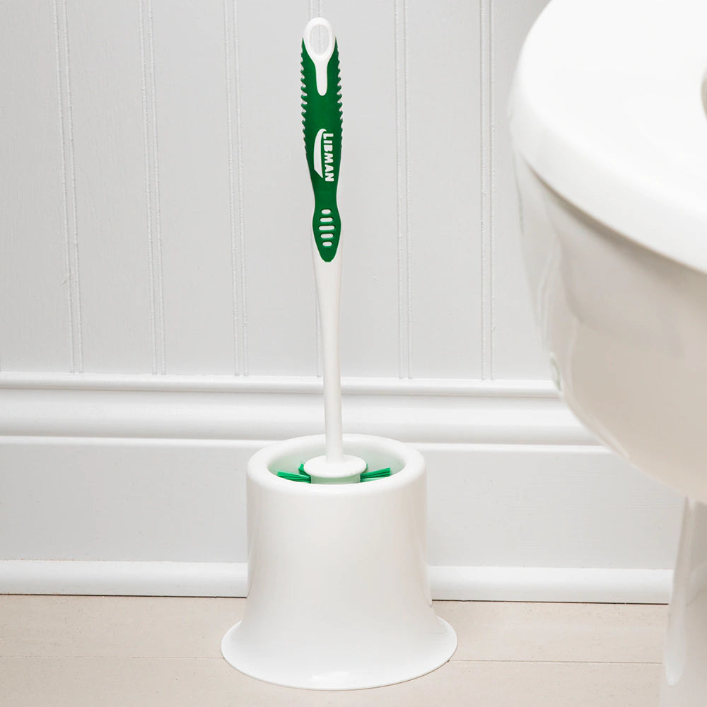 Poly Fiber Toilet Brush with Brush Holder