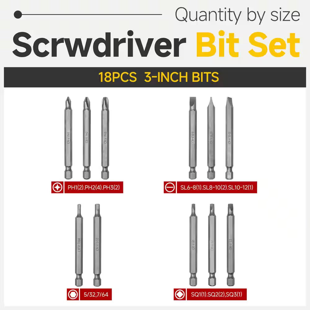 232-Piece Ultimate Impact Driver and Security Bit Set