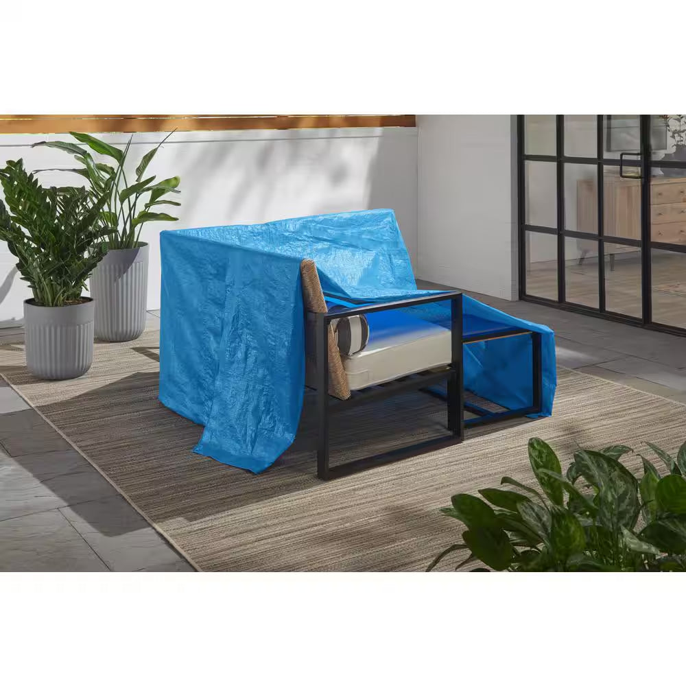 8 Ft. W X 10 Ft. L Blue Light Duty Tarp