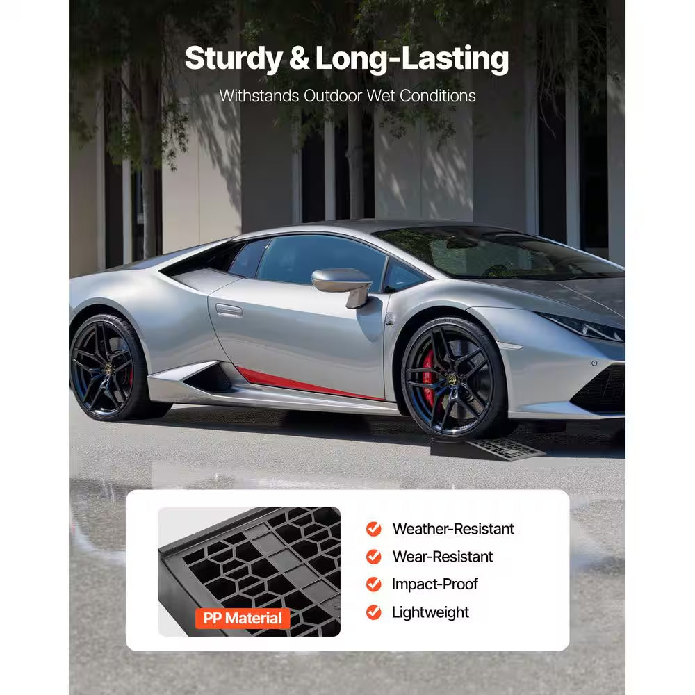Car Ramps, 20000 Lbs. 2.6 In. Lift Height, Portable Low Profile Car Service Ramps for Vehicle, 2 PCS 2025 Update