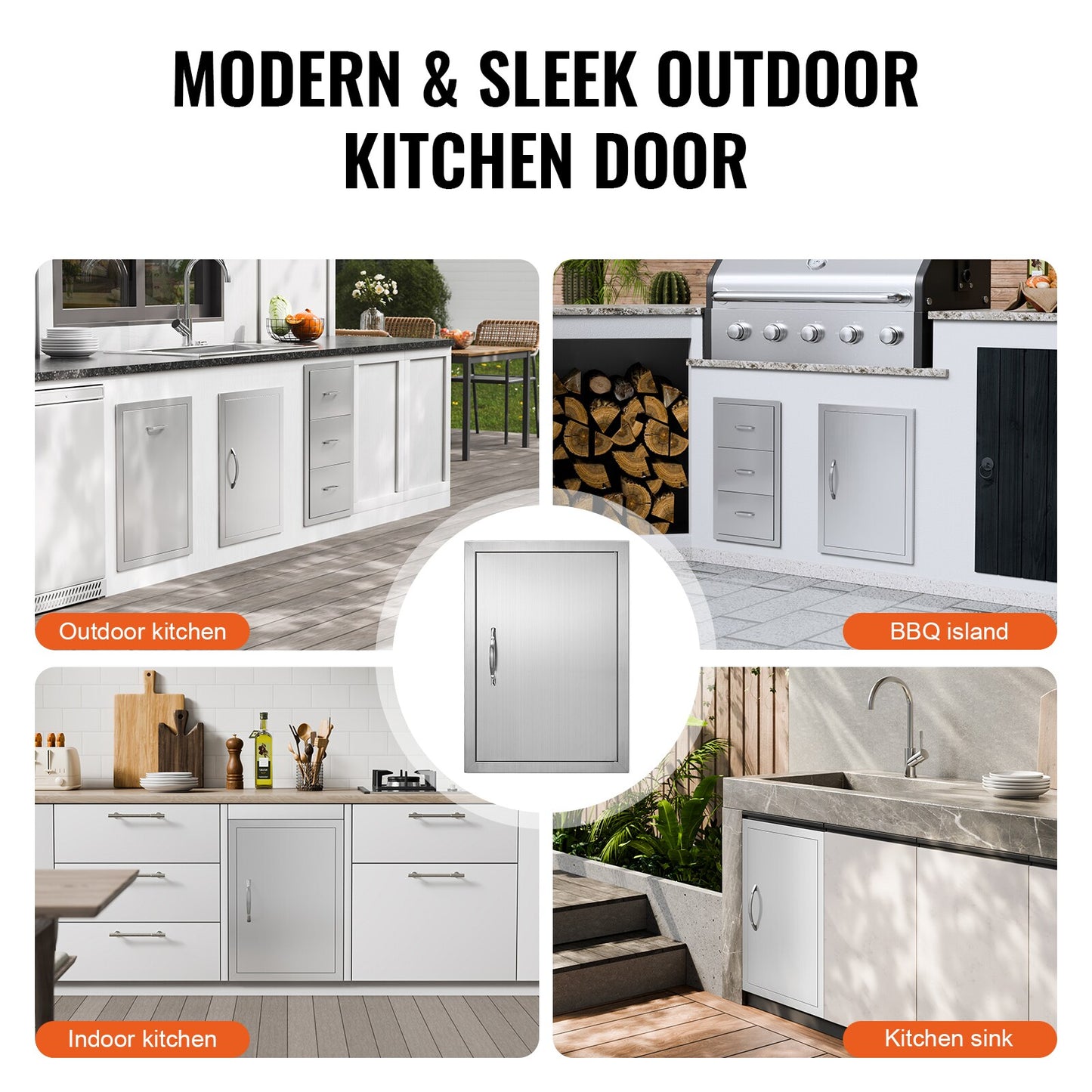 BBQ Access Door 18-In W X 24-In H Single Door