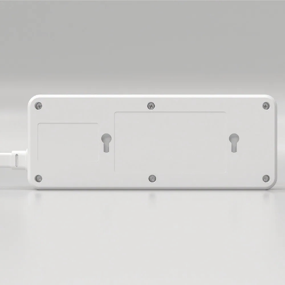 3-Ft 7 -Outlet Indoor White Power Strip