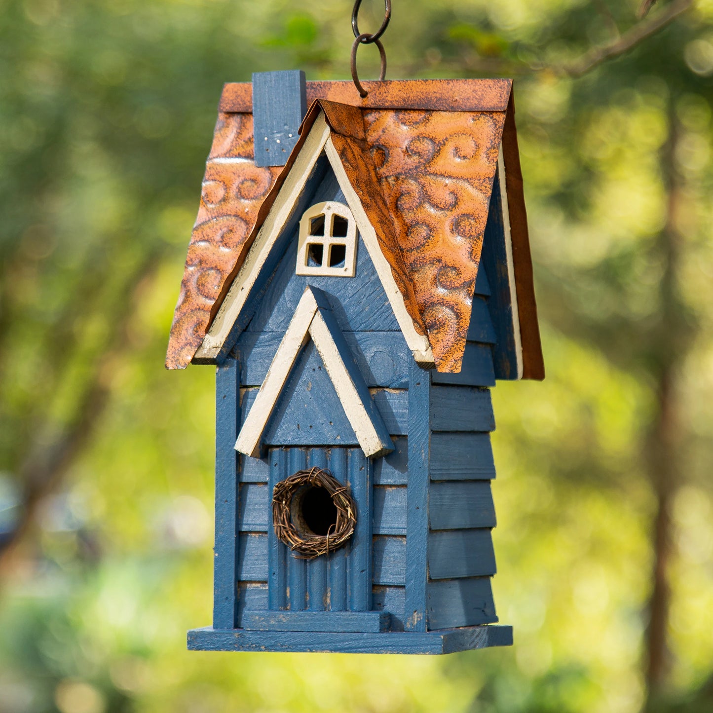 12.00-In H Multi Wood Variety Decorative Bird House