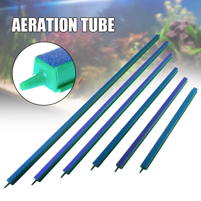 4/6/8/10/12/14Inch Air Pump Sand Stone Aquarium Oxygen Pump, Fresh Air Stone Bubble Bar Aquarium Fish Tank Aerator Pump