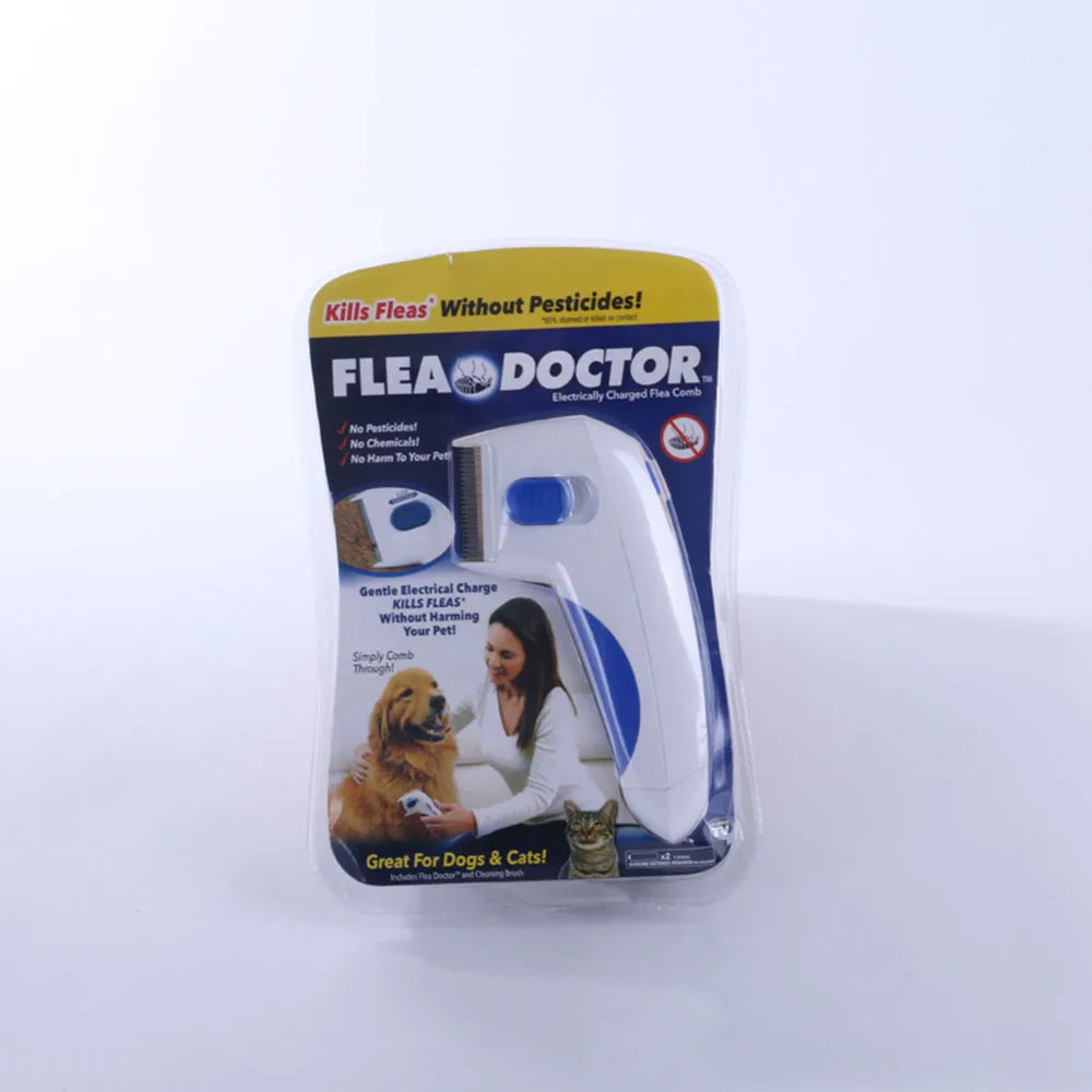 2027Pet Flea Cleaner, Electric Lice Cleaner, Pet Cleaning Supplies, Suitable for Dogs and Cats, as Well as Hairless Pets