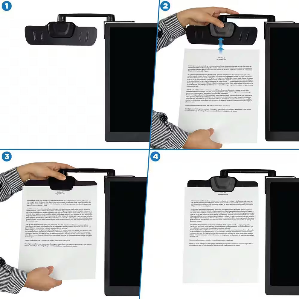 Monitor Copyholder Document Clip