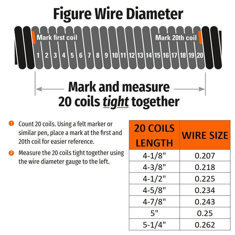 0.2253 X 2 In. X 29 In. Right Wound #3 Red Garage Door Torsion Spring