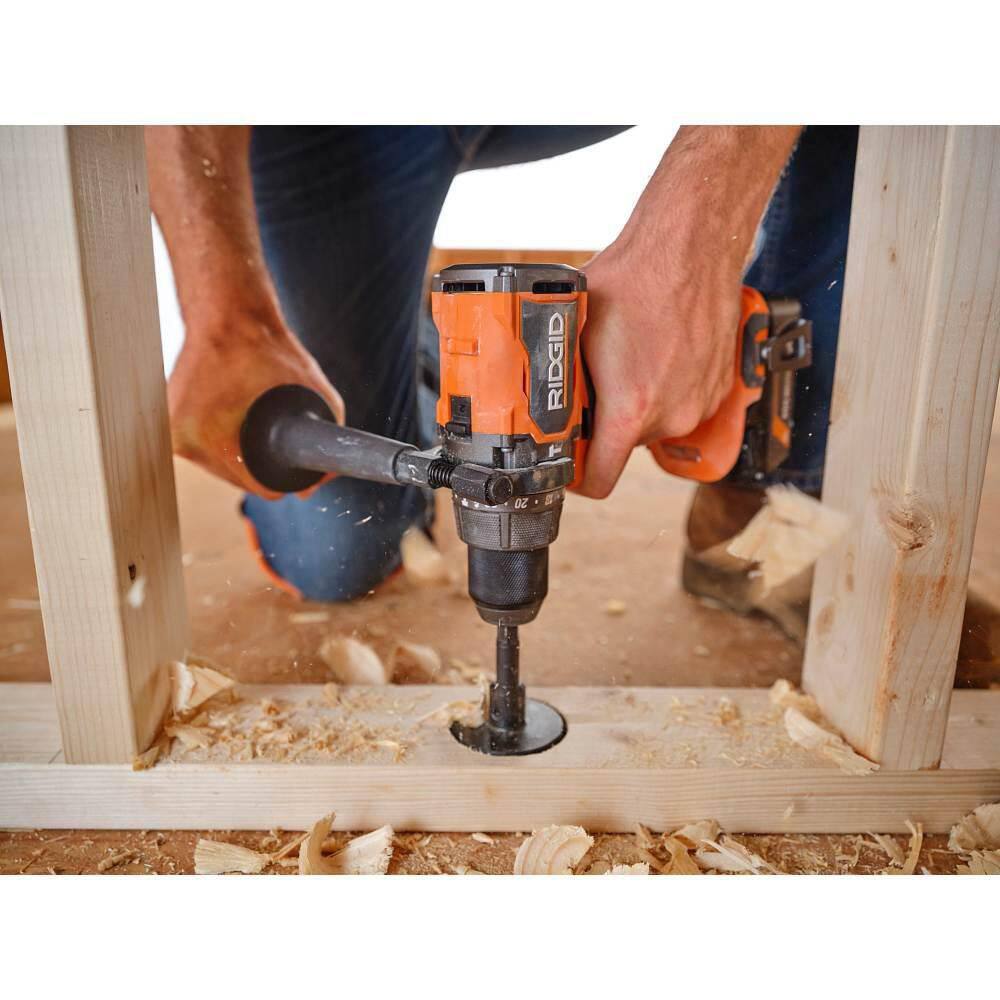 RIDGID 18V Brushless Cordless 1/2 in. High Torque Hammer Drill/Driver (Tool Only)