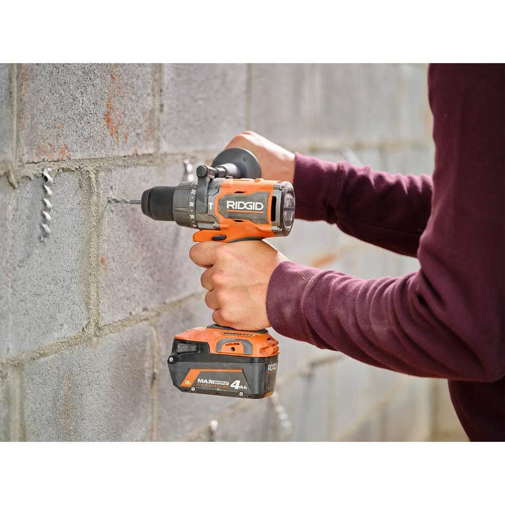 RIDGID 18V Brushless Cordless 1/2 in. High Torque Hammer Drill/Driver (Tool Only)