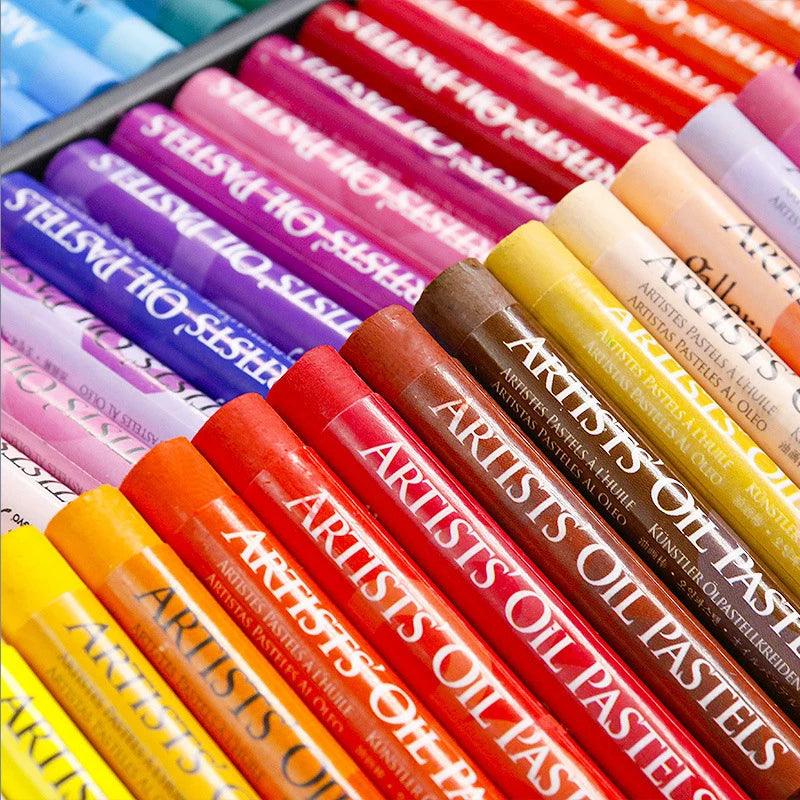MUNGYO Artist Soft Oil Pastel Set Professional Painting Drawing Graffiti Art Crayons Washable Non Toxic Art Supply 12/25/50Color