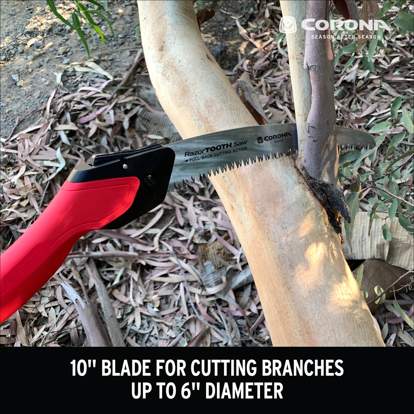 Razortooth 10-In Steel Folding Pruning Saw