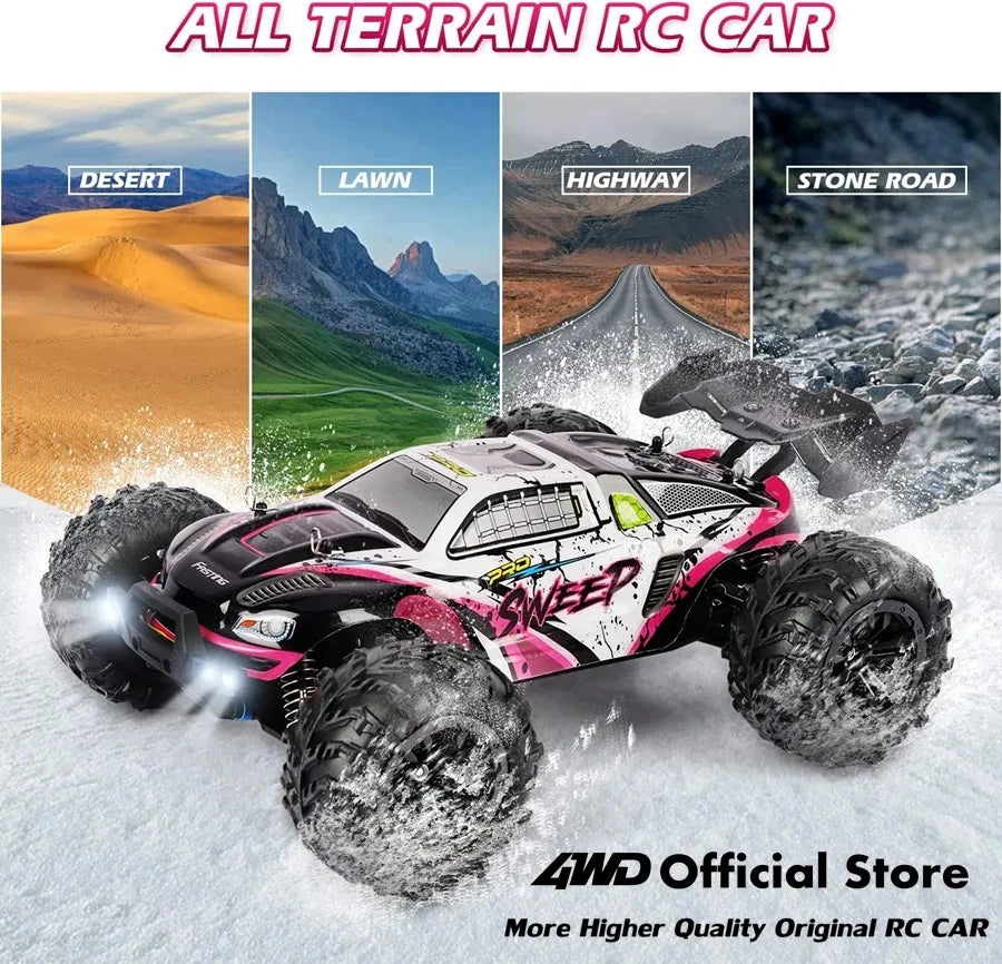 Remote Control Car off Road 4X4 RC Car High Speed Buggy Truck Super Brushless 50 or 80KM/H Fast Drift Racing Toy Gift