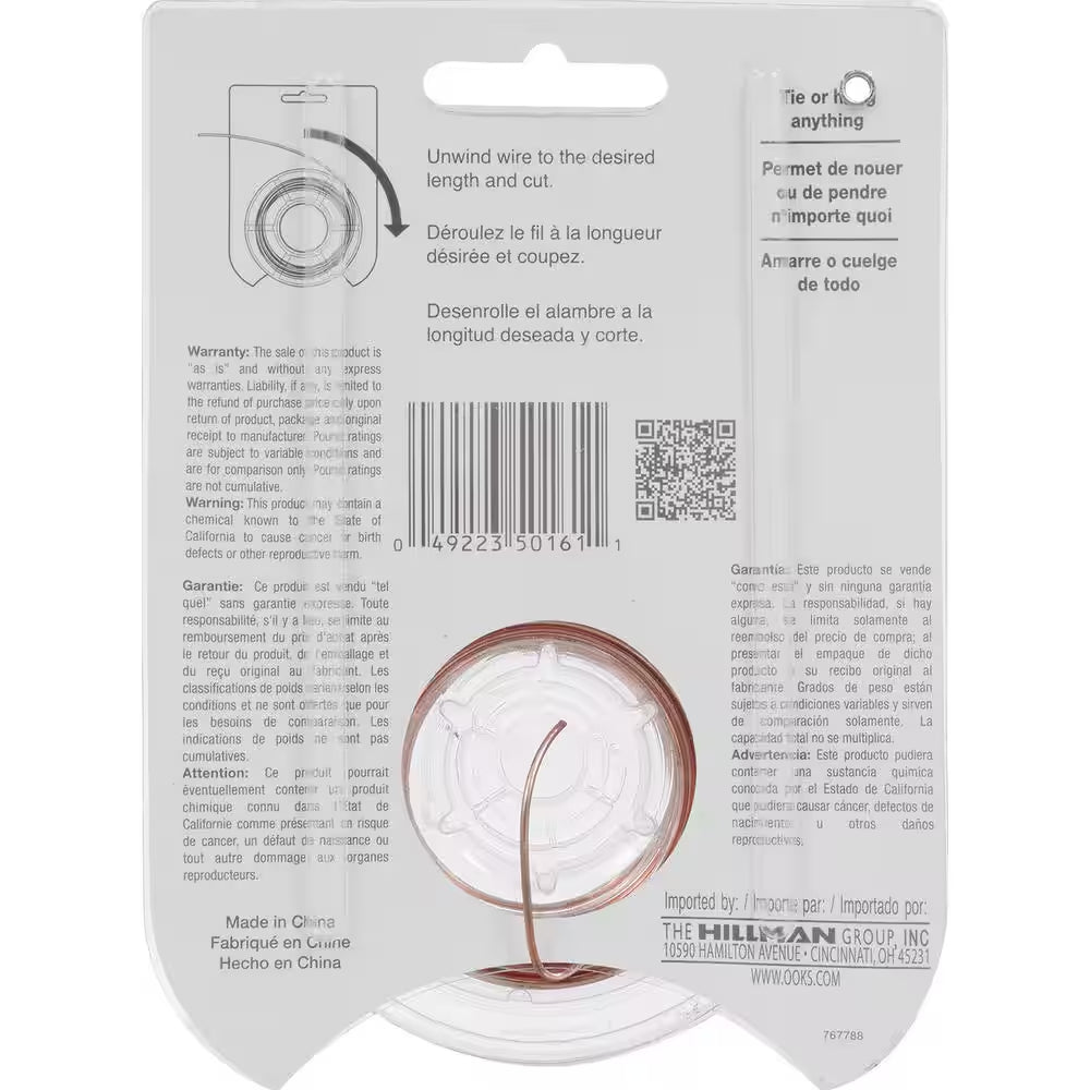 25 Ft. 35 Lb. 18-Gauge Copper Hobby Wire