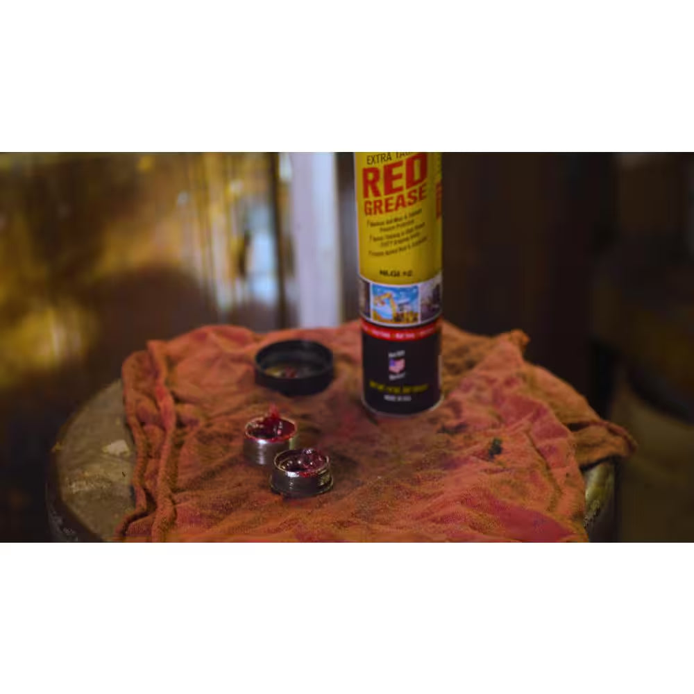 14 Oz. Extra Tacky Red Grease Cartridge for Grease Gun (Pack of 5)