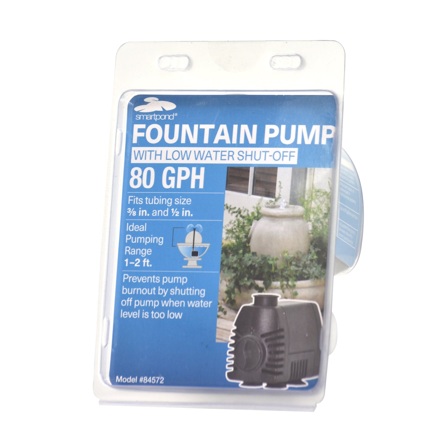 Low Water Shut-Off 80 -GPH Submersible Corded Electric Fountain Pump