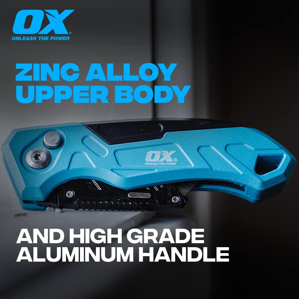 Blue Pro 0.6Mm 3 -Blade Folding Utility Knife with on Tool Blade Storage