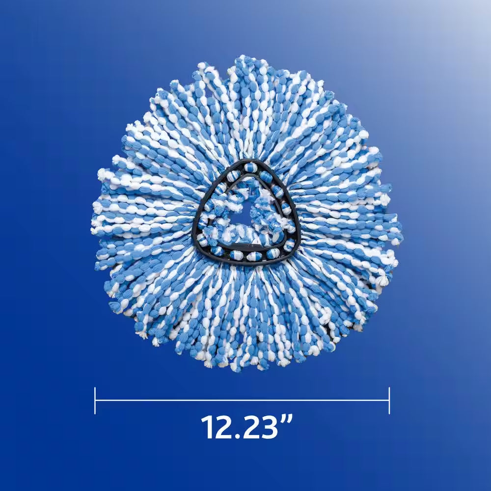 Rinseclean Clean Water Microfiber Spin Mop and Bucket System, Clean with Clean Water