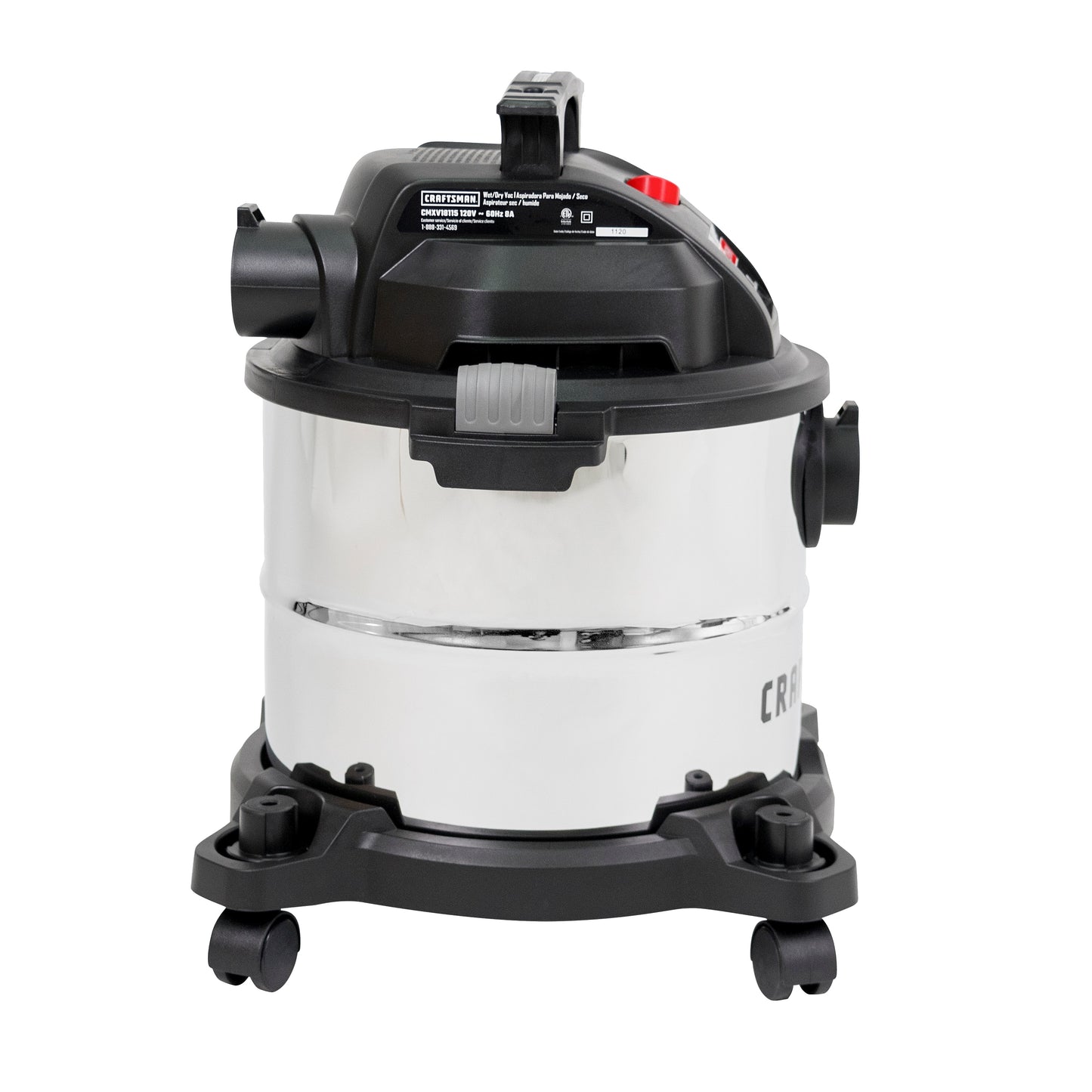 5-Gallon 4 HP Corded Wet/Dry Shop Vacuum with Accessories Included