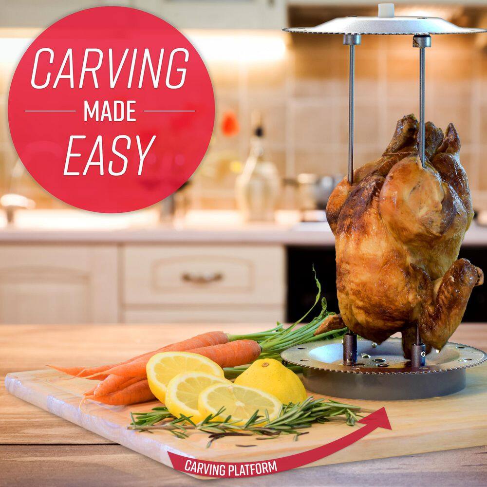 Ronco EZ-Store Red Countertop Rotisserie Oven