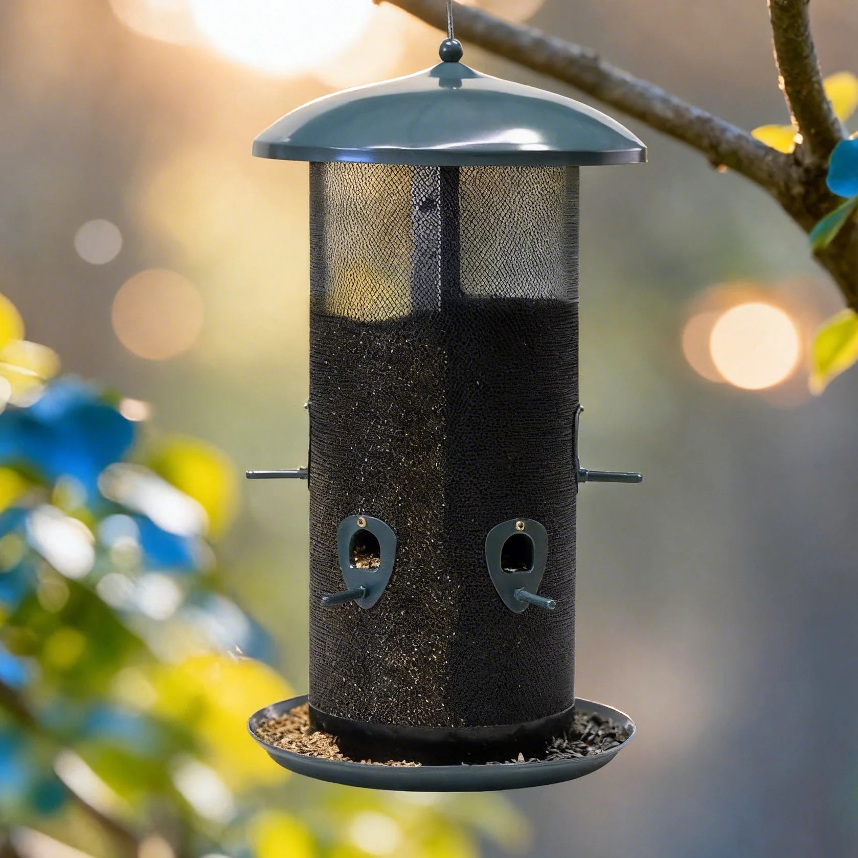 Mesh Hanging Hopper Bird Feeder - 10-Lb