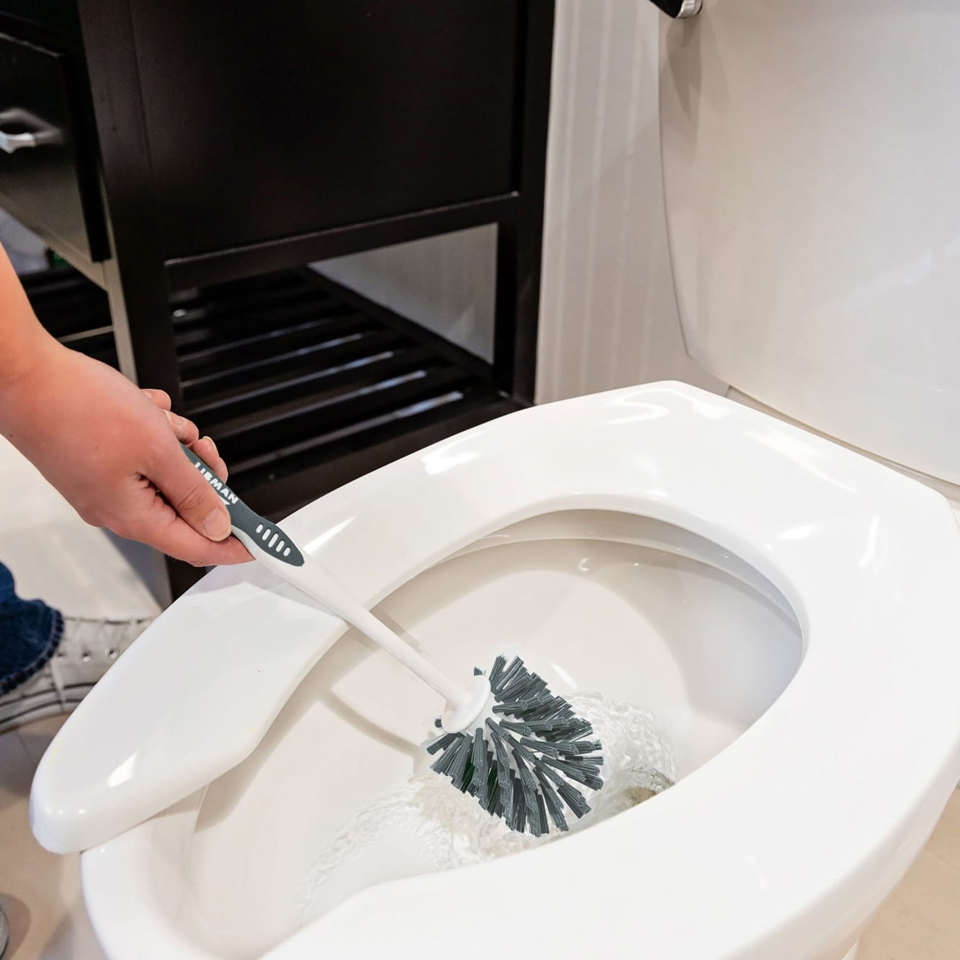 Poly Fiber Toilet Brush with Brush Holder