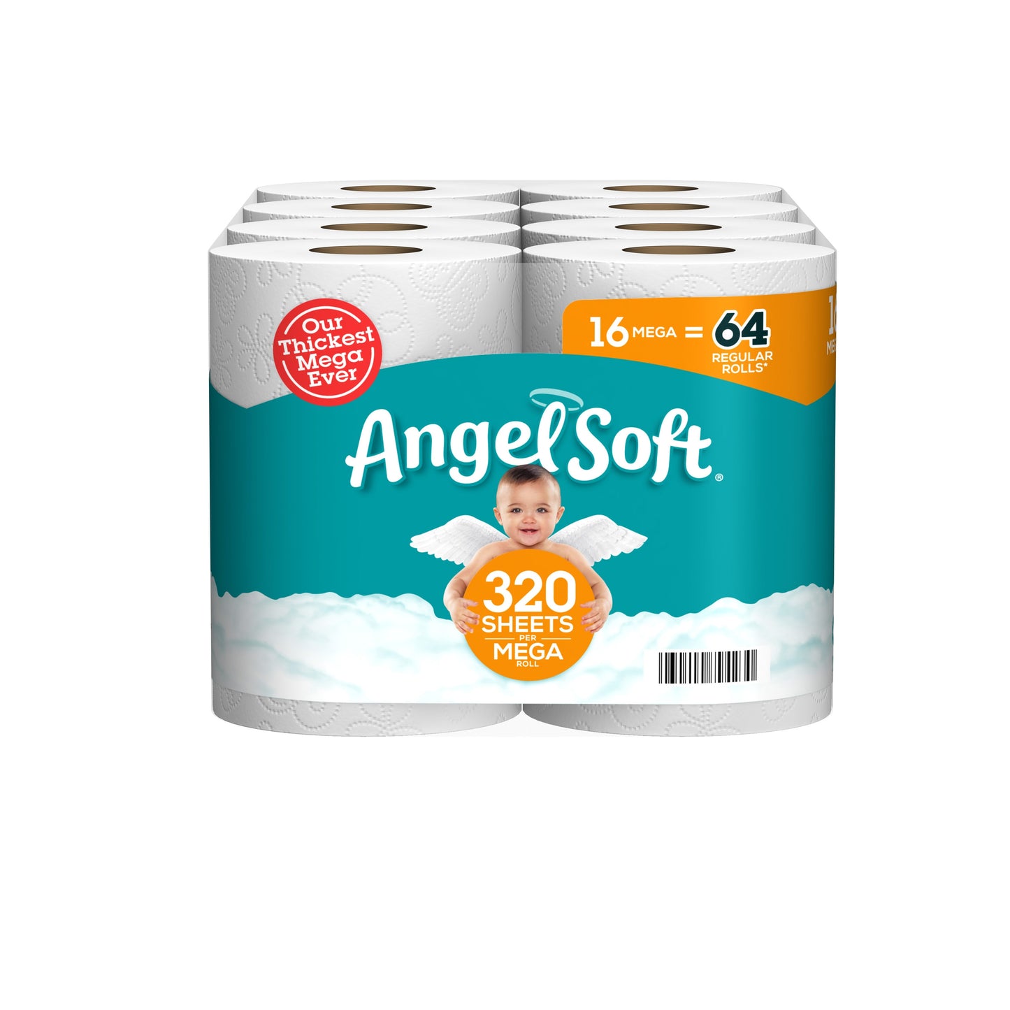 as Mega 16 -Pack 2-Ply Toilet Paper