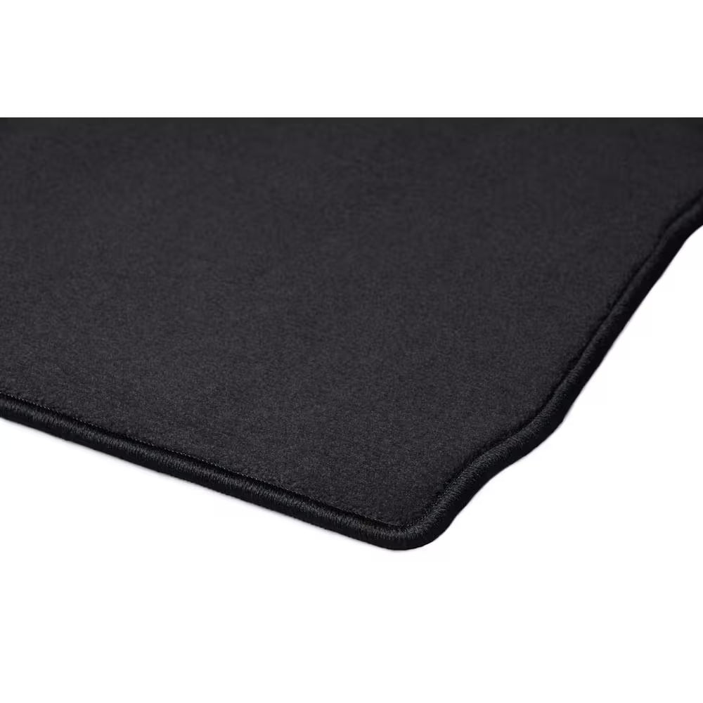 Chevrolet Silverado 1500 Extended Cab Black Classic Carpet Car Mats/Floor Mats, Custom Fit for 2010-2018 (2-Piece)