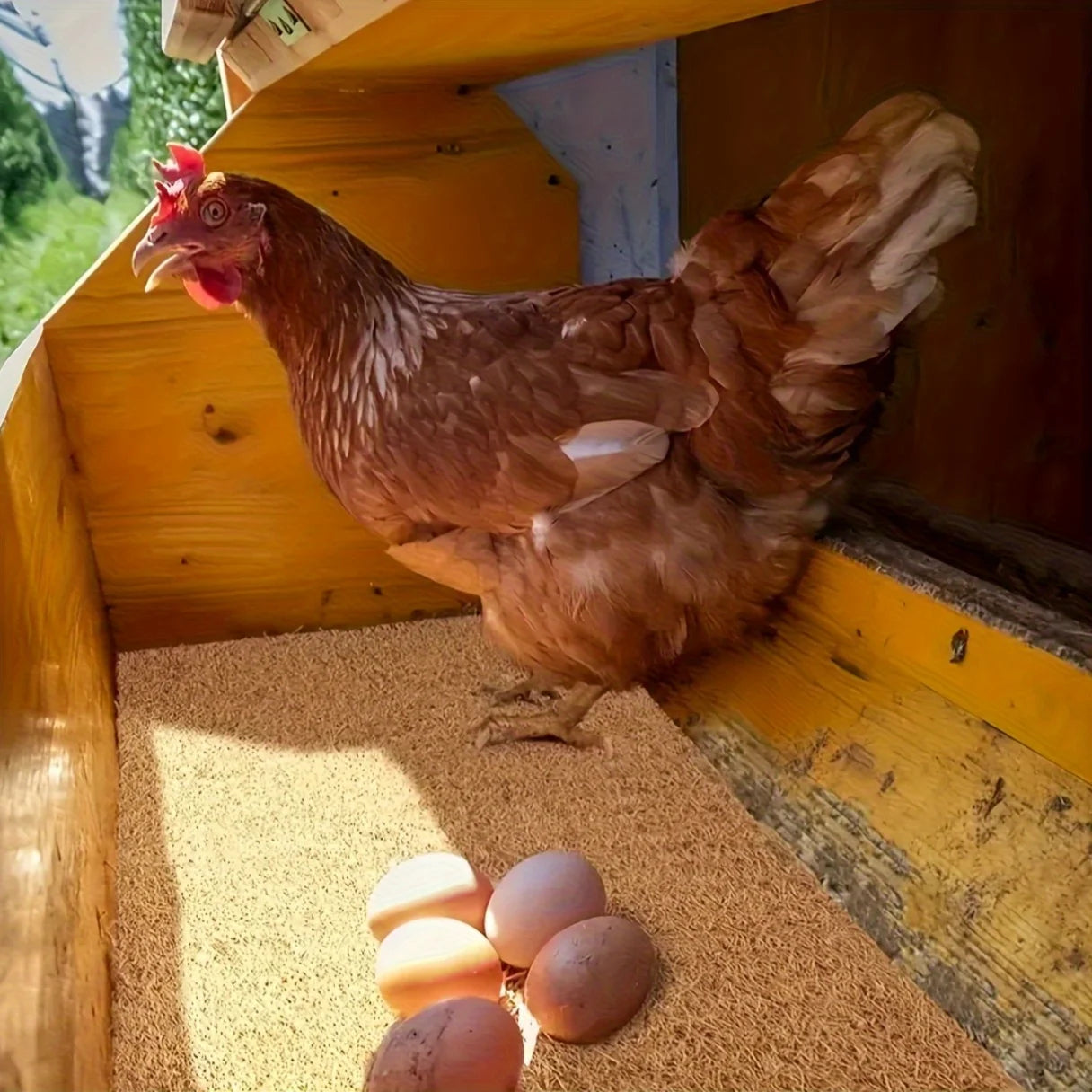 10Pcs/1Pc Nesting Liner Nest Box Chicken Mat, Nest Mat Box Liner, Chicken Coop Chicken Mat, Chick Mat Bird Nest Mat Rabbit Mat